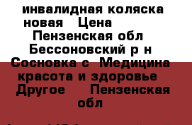 инвалидная коляска новая › Цена ­ 8 000 - Пензенская обл., Бессоновский р-н, Сосновка с. Медицина, красота и здоровье » Другое   . Пензенская обл.